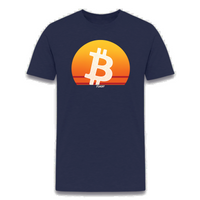 Load image into Gallery viewer, Sunset Satoshi Bitcoin T-Shirt - fomo21

