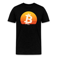 Load image into Gallery viewer, Sunset Satoshi Bitcoin T-Shirt - fomo21
