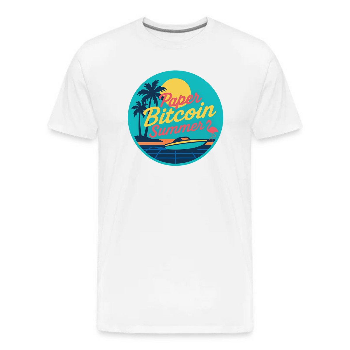 Paper Bitcoin Summer T-Shirt