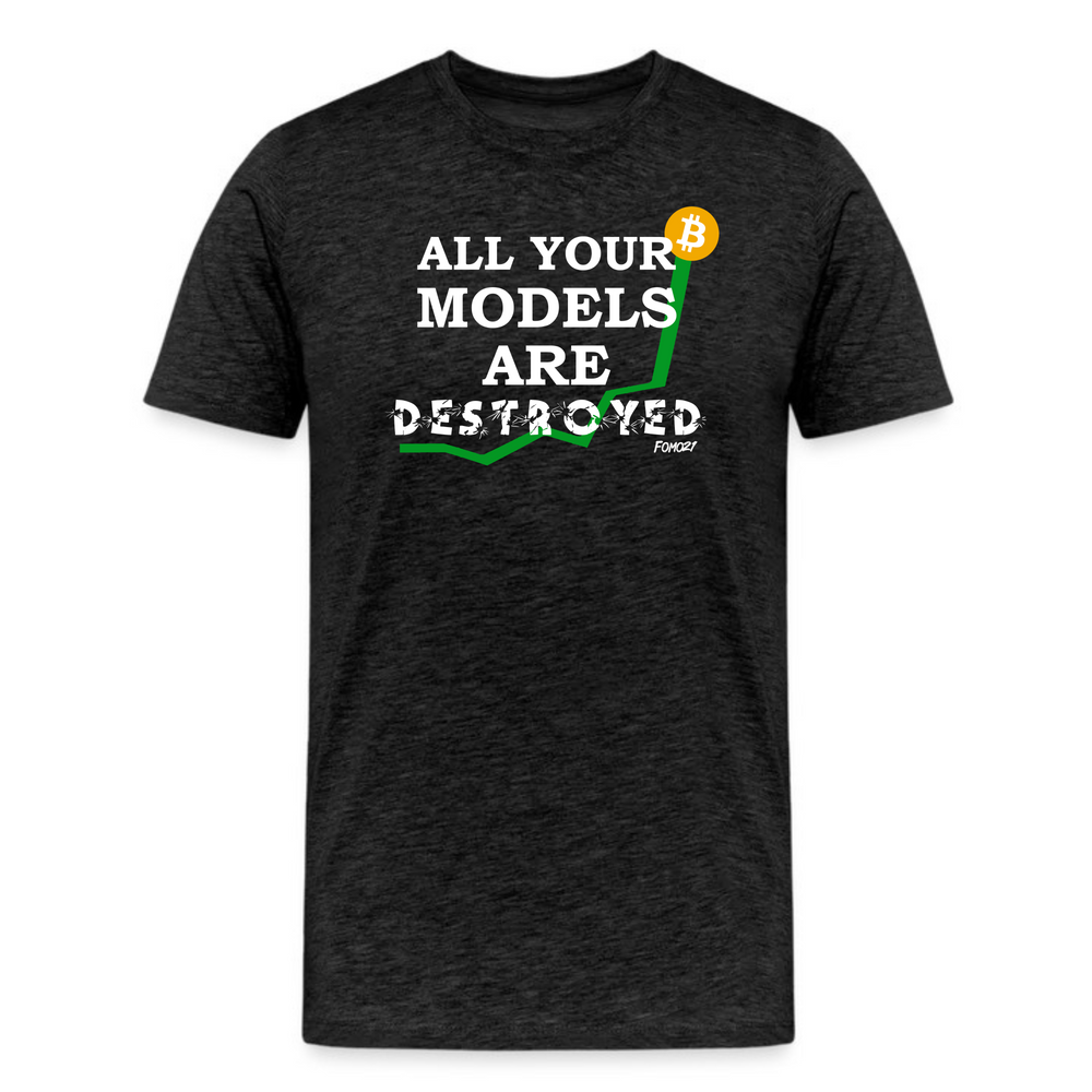 Models Destroyed Graph Bitcoin T-Shirt - fomo21
