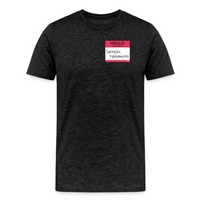 Load image into Gallery viewer, Hello My Name Is Satoshi Nakamoto Bitcoin T-Shirt - fomo21
