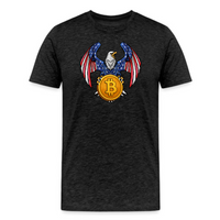 Load image into Gallery viewer, Bitcoin Patriot Bald Eagle T-Shirt - fomo21
