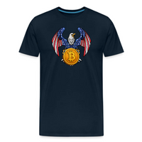 Load image into Gallery viewer, Bitcoin Patriot Bald Eagle T-Shirt - fomo21
