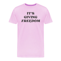 Load image into Gallery viewer, It&#39;s Giving Freedom Bitcoin T-Shirt - fomo21
