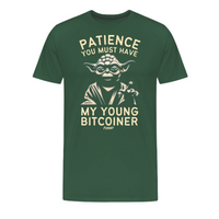 Load image into Gallery viewer, Patience You Must Have Bitcoin T-Shirt - fomo21
