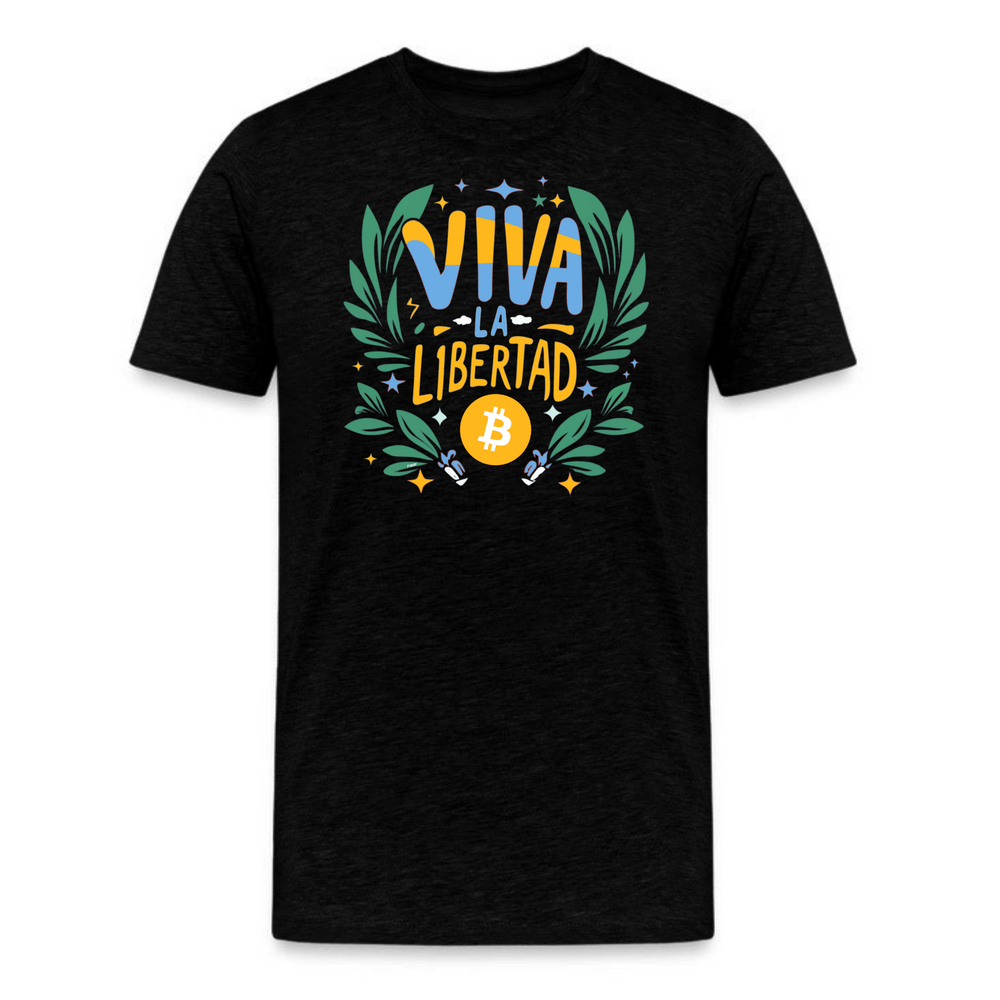 Viva La Libertad Bitcoin Español T-Shirt - fomo21