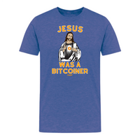 Load image into Gallery viewer, Jesus Was A Bitcoiner Bitcoin T-Shirt - fomo21
