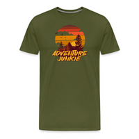 Load image into Gallery viewer, Adventure Junkie Retro Sunset T-Shirt - fomo21
