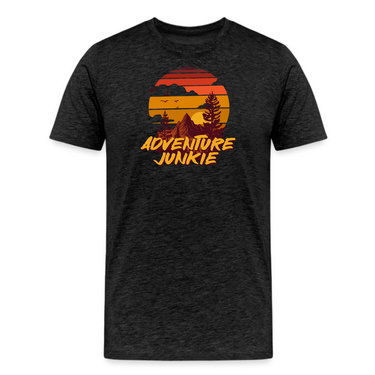 Adventure Junkie Retro Sunset T-Shirt