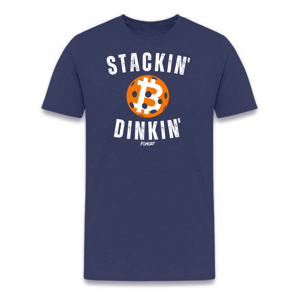 Stackin' and Dinkin' Bitcoin T-Shirt - fomo21