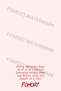 Load image into Gallery viewer, Santa Got Rekt Bitcoin Christmas Greeting Card - fomo21
