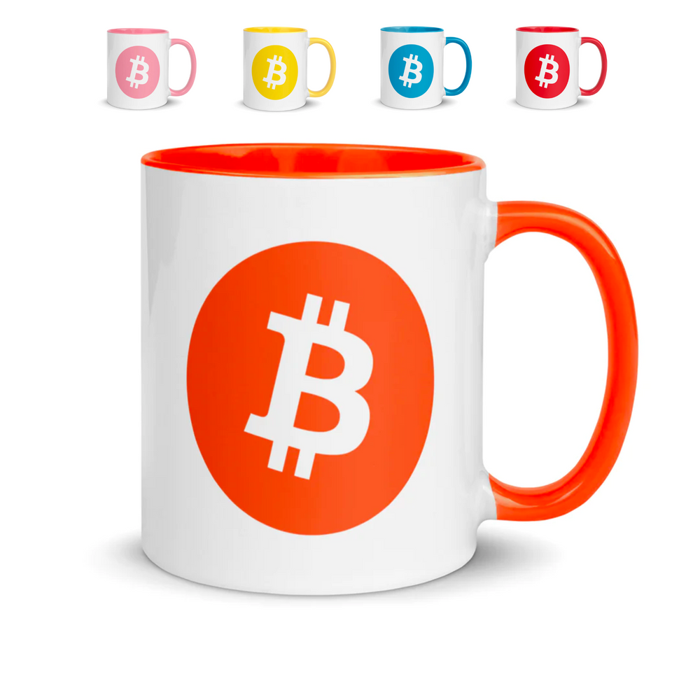 Simple B Bitcoin Coffee Mug - fomo21