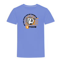 Load image into Gallery viewer, My Dad Saves For My Future In Bitcoin (Piggy Bank) Toddler T-Shirt - fomo21
