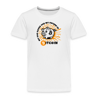 Load image into Gallery viewer, My Dad Saves For My Future In Bitcoin (Piggy Bank) Toddler T-Shirt - fomo21
