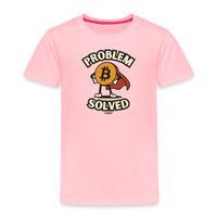 Load image into Gallery viewer, Problem Solved Bitcoin Superhero Toddler T-Shirt - fomo21
