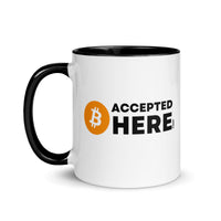 Load image into Gallery viewer, Accepted Here Bitcoin Coffee Mug-Coffee Mug-fomo21
