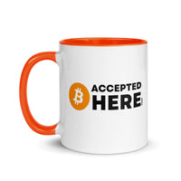 Load image into Gallery viewer, Accepted Here Bitcoin Coffee Mug-Coffee Mug-fomo21
