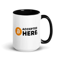 Load image into Gallery viewer, Accepted Here Bitcoin Coffee Mug-Coffee Mug-fomo21
