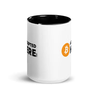 Load image into Gallery viewer, Accepted Here Bitcoin Coffee Mug-Coffee Mug-fomo21
