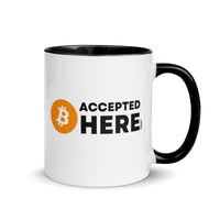 Load image into Gallery viewer, Accepted Here Bitcoin Coffee Mug-Coffee Mug-fomo21
