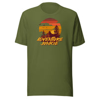 Load image into Gallery viewer, Adventure Junkie Retro Sunset T-Shirt-T-Shirt-fomo21

