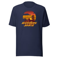 Load image into Gallery viewer, Adventure Junkie Retro Sunset T-Shirt-T-Shirt-fomo21
