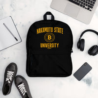 Load image into Gallery viewer, Nakamoto State University Bitcoin Backpack - fomo21
