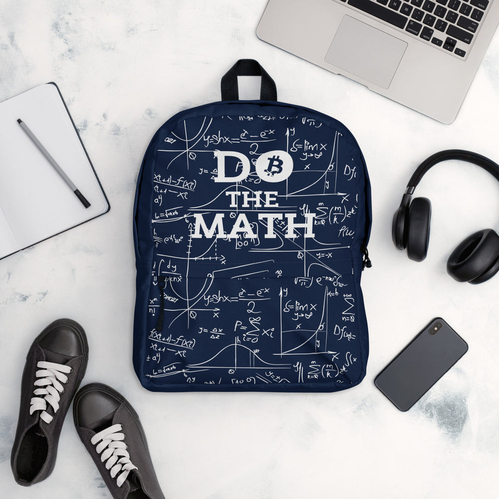 Do The Math Bitcoin Backpack - fomo21