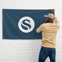 Load image into Gallery viewer, Swan Bitcoin Flag - fomo21
