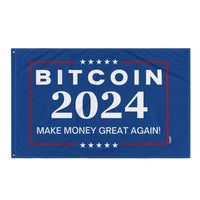 Load image into Gallery viewer, Make Money Great Again Bitcoin Flag - fomo21
