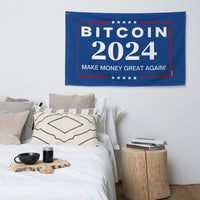 Load image into Gallery viewer, Make Money Great Again Bitcoin Flag - fomo21
