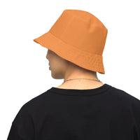 Load image into Gallery viewer, Simple B Orange Reversible Bucket Hat - fomo21
