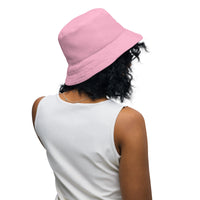 Load image into Gallery viewer, Simple B Pink Reversible Bucket Hat - fomo21
