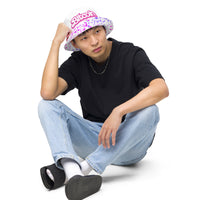 Load image into Gallery viewer, In The Bitcoin World Reversible Bucket Hat - fomo21
