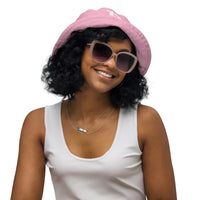 Load image into Gallery viewer, Simple B Pink Reversible Bucket Hat - fomo21
