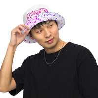 Load image into Gallery viewer, In The Bitcoin World Reversible Bucket Hat - fomo21
