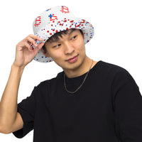 Load image into Gallery viewer, 2024 Election USA Bitcoin Reversible Bucket Hat - fomo21
