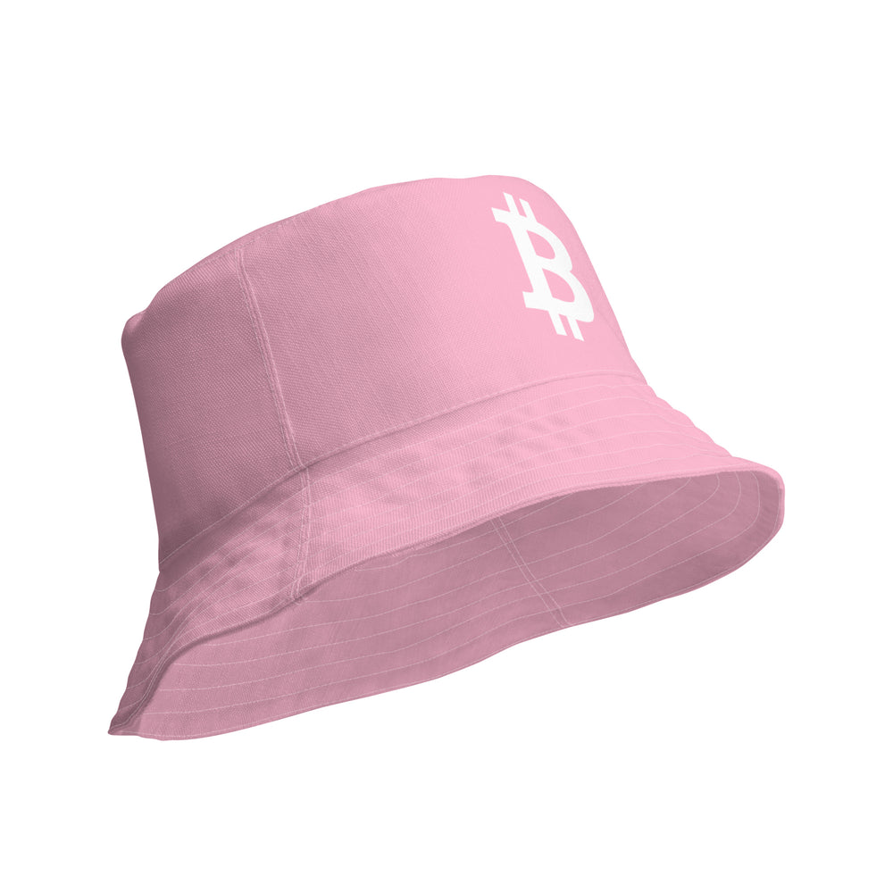 Simple B Pink Reversible Bucket Hat - fomo21