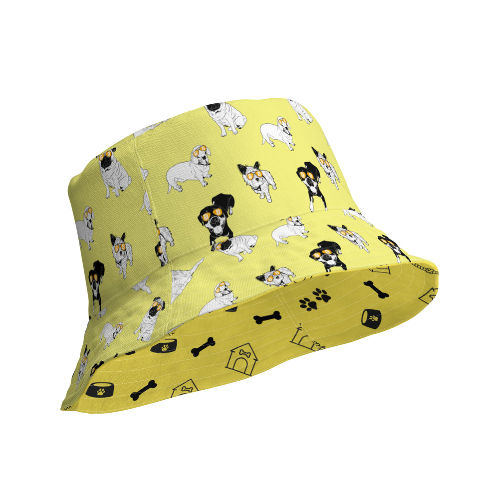 All Dogs Go To Bitcoin Reversible Bucket Hat - fomo21