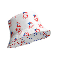 Load image into Gallery viewer, 2024 Election USA Bitcoin Reversible Bucket Hat - fomo21
