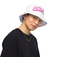 Load image into Gallery viewer, In The Bitcoin World Reversible Bucket Hat - fomo21
