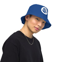 Load image into Gallery viewer, Swan Snow Icon Bitcoin Reversible Bucket Hat - fomo21
