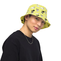 Load image into Gallery viewer, All Dogs Go To Bitcoin Reversible Bucket Hat - fomo21
