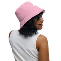 Load image into Gallery viewer, Simple B Pink Reversible Bucket Hat - fomo21
