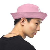 Load image into Gallery viewer, Simple B Pink Reversible Bucket Hat - fomo21
