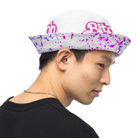 Load image into Gallery viewer, In The Bitcoin World Reversible Bucket Hat - fomo21
