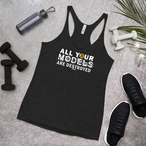 All Your Models Bitcoin Women's Tank Top-fomo21
