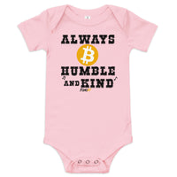 Load image into Gallery viewer, Always B Humble And Kind Bitcoin Infant One Piece-fomo21
