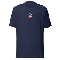 Load image into Gallery viewer, American Flag B Mini Bitcoin T-Shirt-fomo21
