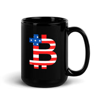 Load image into Gallery viewer, American Flag Bitcoin B Coffee Mug-fomo21
